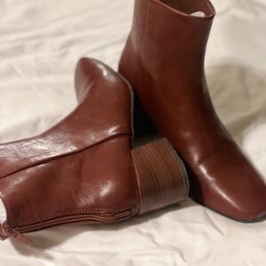 BareTraps Rich Mahogany Ankle Booties